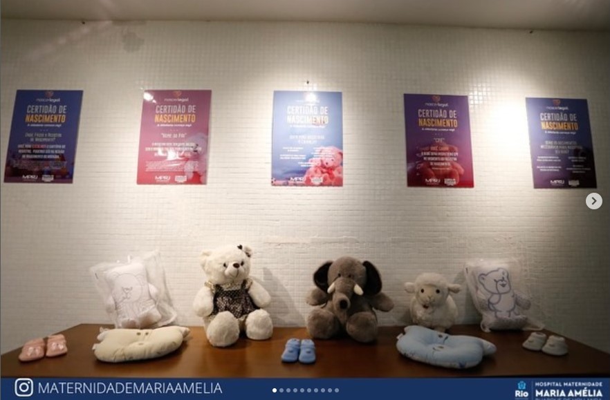 MATERNIDADE MARIA AMÉLIA ILUSTRA EXPOSIÇÃO NO MINISTERIO PÚBLICO-RJ