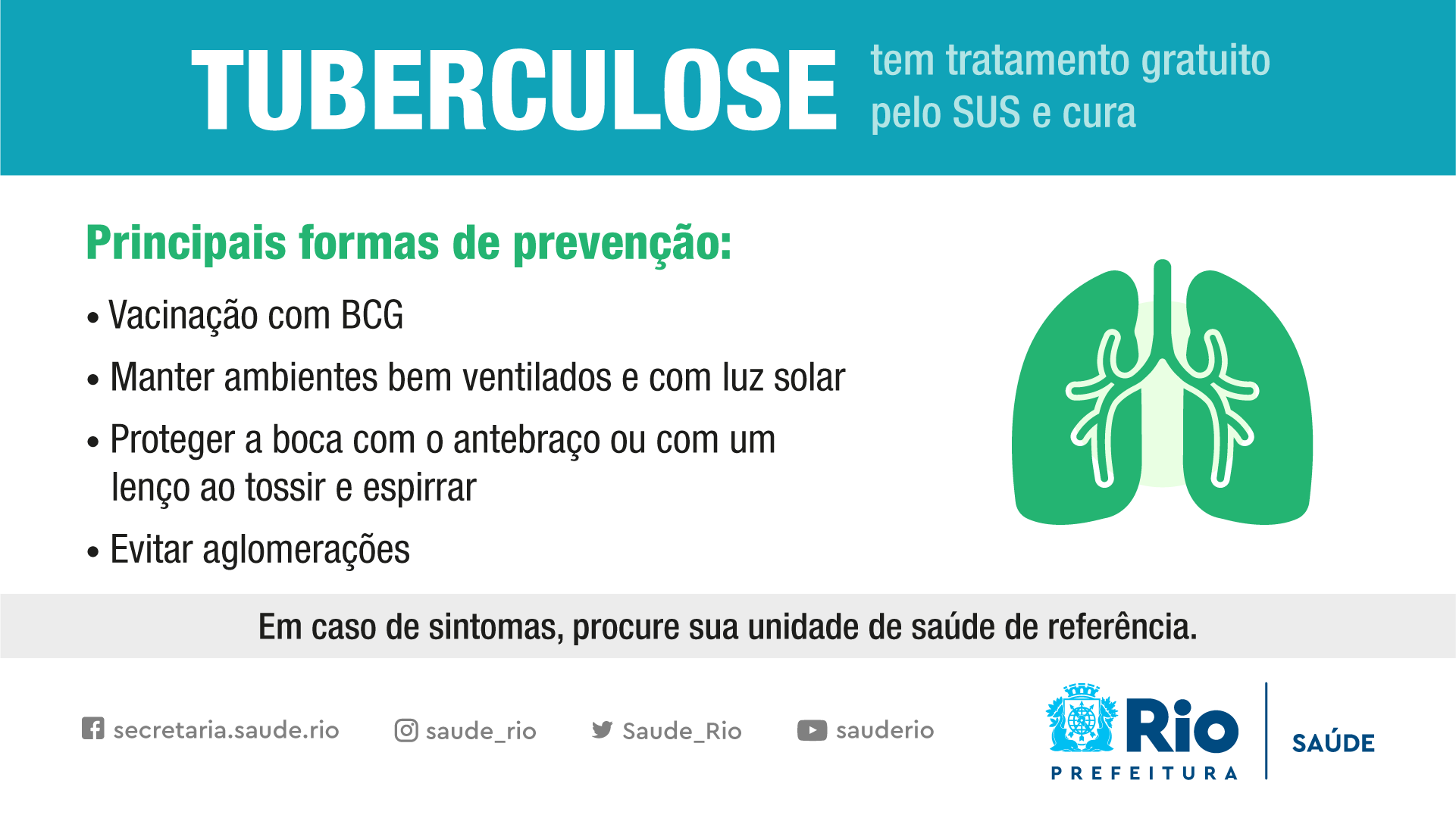 Alerta para Tuberculose.