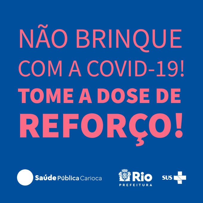 Alerta para Vacinação contra a COVID-19.