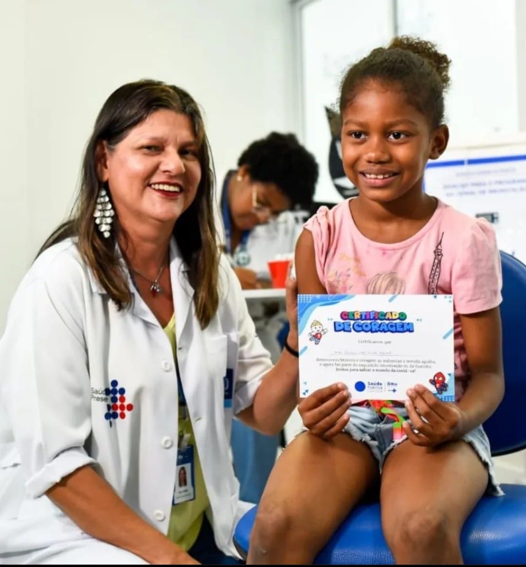 CF ESTÁCIO DE SÁ – DOSE DE REFORÇO NAS CRIANÇAS DE 5 A 11 ANOS.