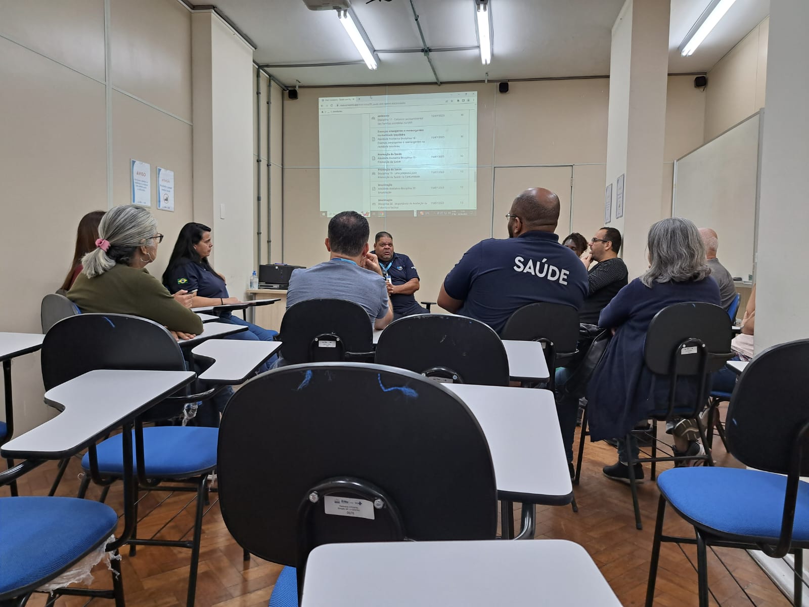 REUNIÃO DO CURSO SAÚDE COM AGENTES – AP 1.0
