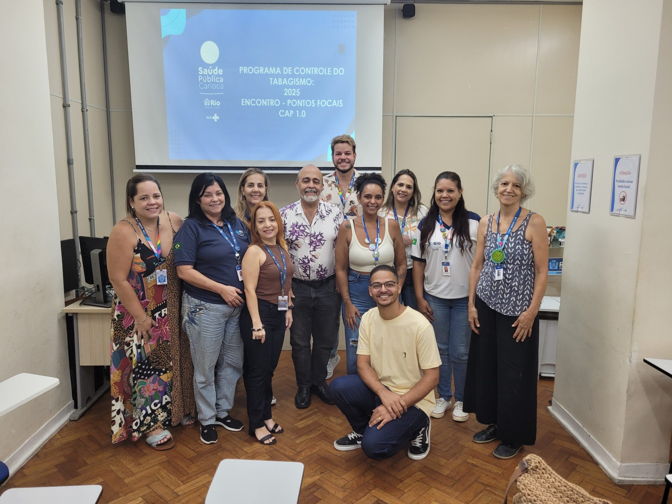 Reunião do Programa de Controle do Tabagismo – CAP 1.0