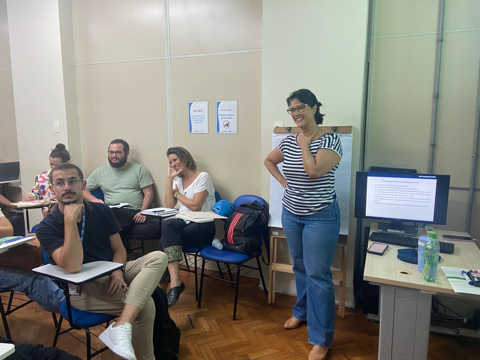 Aula do Módulo de Cuidado Integral à Saúde da Família – MPAPS – ENSP/FIOCRUZ E SMS-Rio